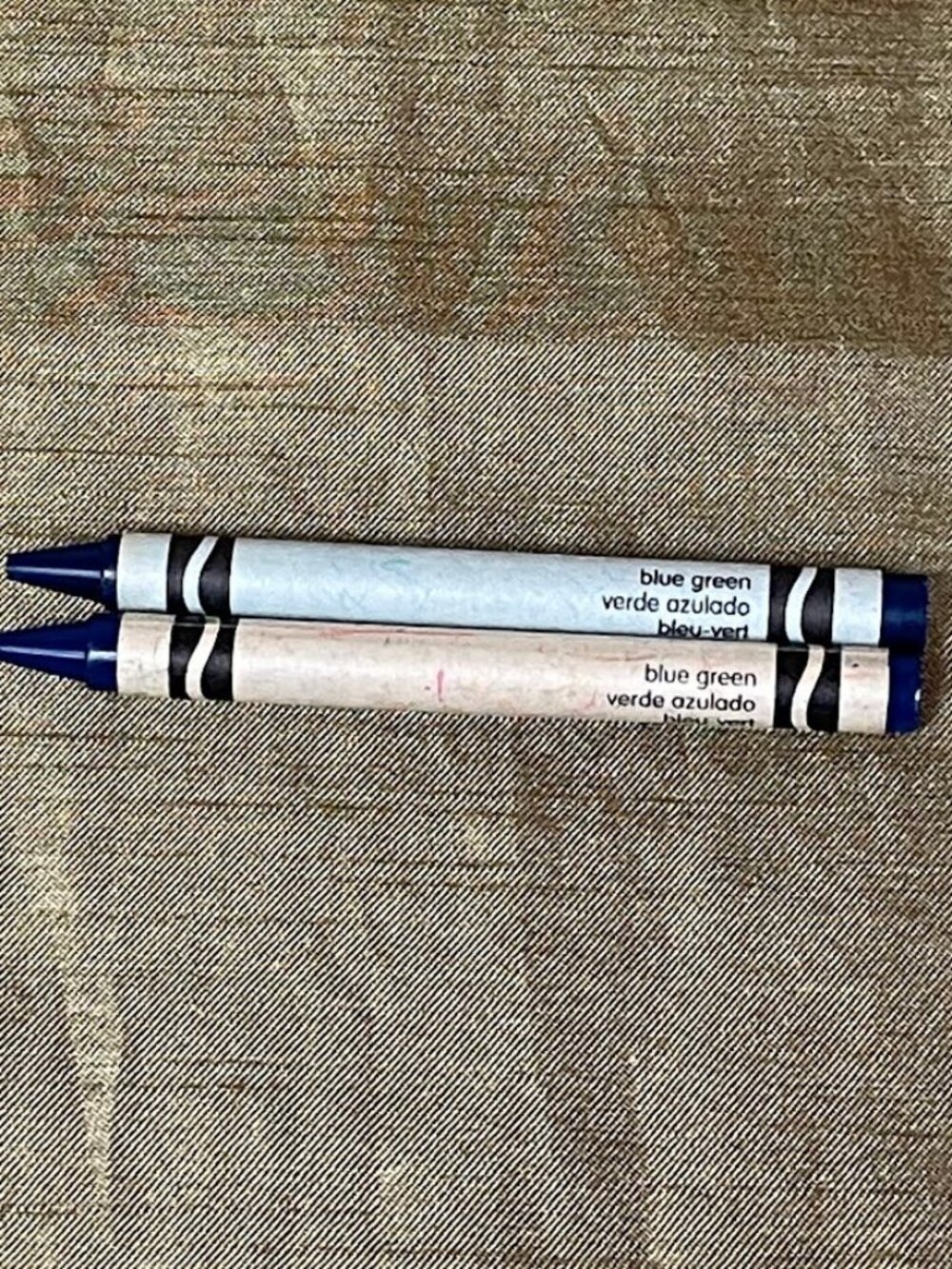 Crayola Crayon - Blue Green - Binney & Smith Retired Color Vintage Preowned